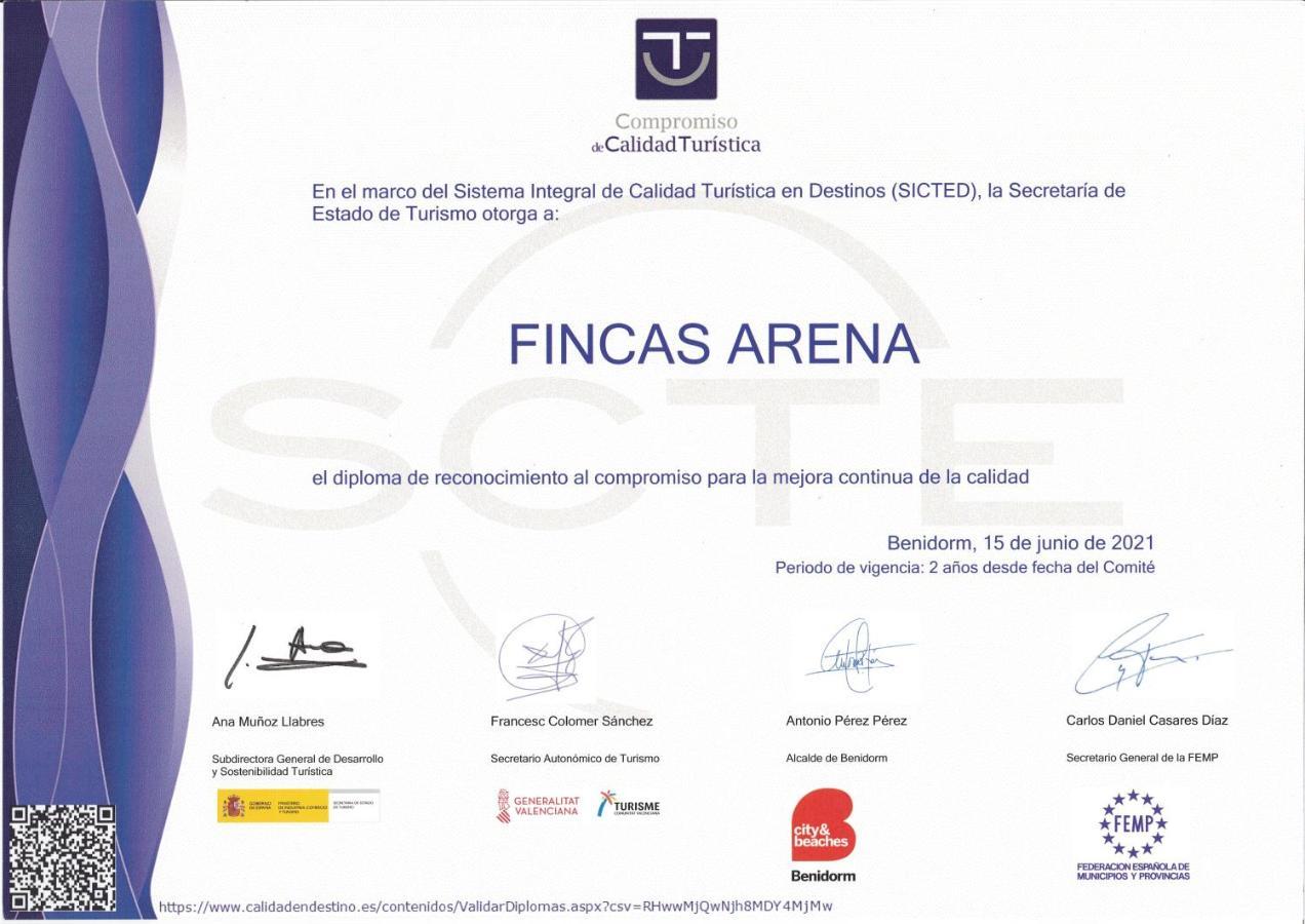 Islandia - Fincas Arena เบนิดอร์ม ภายนอก รูปภาพ